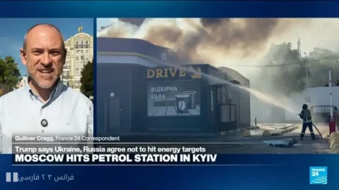 Donald Trump's Claim About Energy Ceasefire in Doubt After Attack on Fuel Station in Kyiv