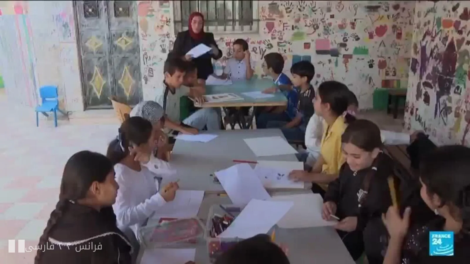 مرکز هنری برای کودکان در کرانه باختری تحت اشغال